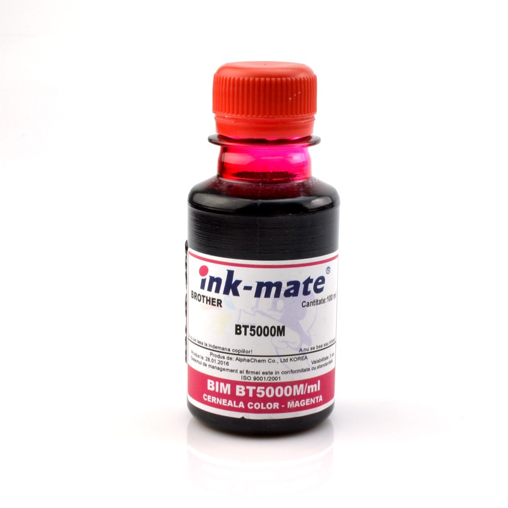 Cerneala refill Magenta pentru imprimante Brother T300 T500 T700 T800 1000 ml - imagine 4